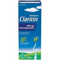 Claritin Allergy Decongestant Nasal Spray, Fast Acting Relief, 25ml