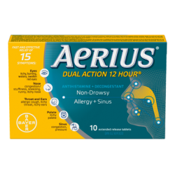 Aerius Dual Action 12 Hour, 10 units