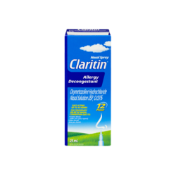 Claritin Nasal Spray Allergy Decongestant, 25 ml