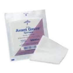 BX/50 AVANT GAUZE SPONGE, 4IN X 4IN, STERILE