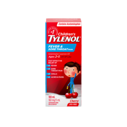 Tylenol Children's Acetaminophen Suspension USP, 100 ml, Cherry